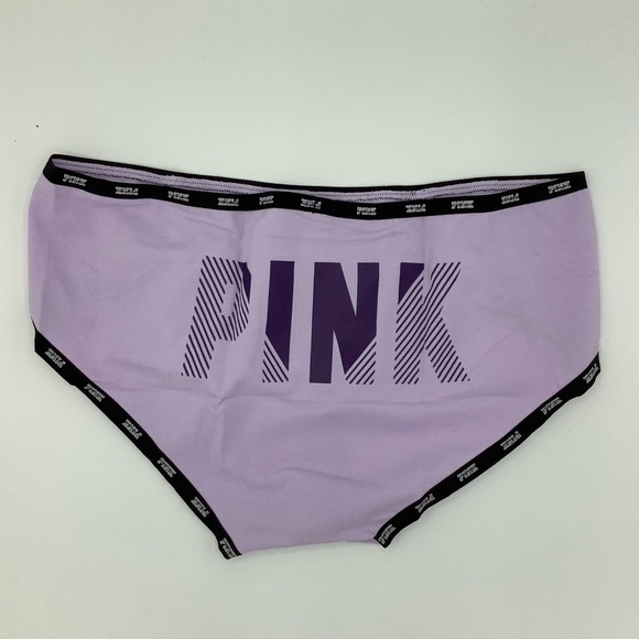 New Victoria’s Secret PINK Mini Logo Hipster Panty - Large - Picture 2 of 3